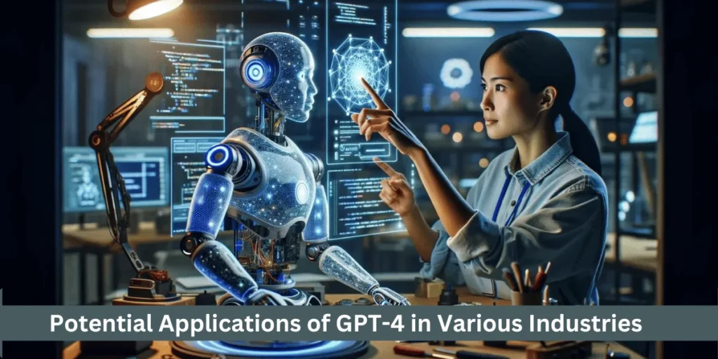 This Emages Showing A Potential Applications of GPT-4 in Various Industries
